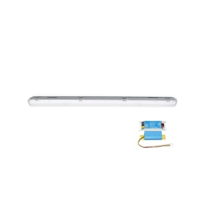 Tuburi LED si corpuri, Corp LED etans, 40W, 4000 lm, lumina calda/neutra/rece, senzor de miscare, kit de emergenta, IP65, alb, Klausen - savelectro.ro