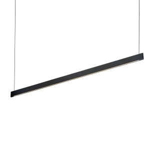 Lustre LED, Corp LED liniar suspendat Steel 36W, 1920lm, lumina calda (3000 K), negru, Ideal Lux - savelectro.ro
