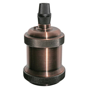 Cabluri Electrice, Dulie Vintage E27 din aluminiu, roz, Lumen - savelectro.ro