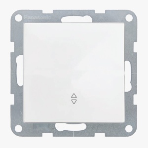 Prize si intrerupatoare Panasonic, Intrerupator cap scara 10A, IP20, Alb, Panasonic Karre Plus 55 - savelectro.ro