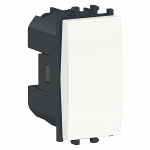 Prize si intrerupatoare, Intrerupator cu revenire 1 modul, alb, Schneider Easy Styl - savelectro.ro