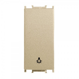 Prize si intrerupatoare, Intrerupator cu revenire 1 modul Thea Modular Panasonic, Auriu - savelectro.ro