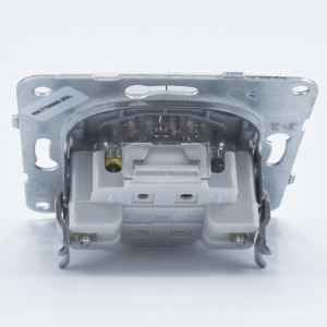 Intrerupator dublu, 10A, IP20, Argintiu, Panasonic Arkedia Slim / Karre Plus