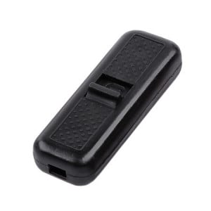 Prize si intrerupatoare, Intrerupator rotund pe fir 2A, negru, Rebel - savelectro.ro