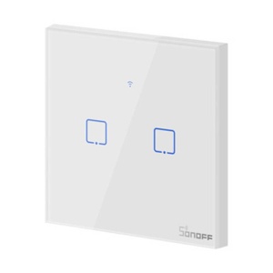 Întrerupător Smart WiFi + RF 433MHz Sonoff T1 EU TX (2 canale) [2]- savelectro.ro