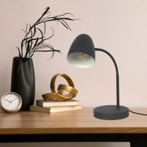 Lampa de birou Globo Lighting, E14, max. 25W, IP20, metal, neagra [2]- savelectro.ro