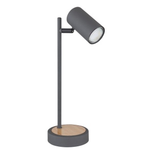 Lampa de birou Robby 1xGU10, orientabila, IP20, grafit, Globo Lighting