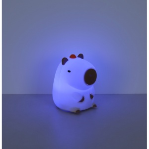 Lampa de veghe LED forma capybara 1.5W, temporizator, USB-C, dimabila, maro, Globo Lighting [2]- savelectro.ro