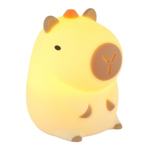 Lampa de veghe LED forma capybara 1.5W, temporizator, USB-C, dimabila, maro, Globo Lighting [11]- savelectro.ro