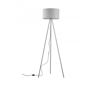 Lampadar Astral BR-BV06-00030, cu intrerupator, 1xE27, alb+crom, IP20, Braytron [1]- savelectro.ro