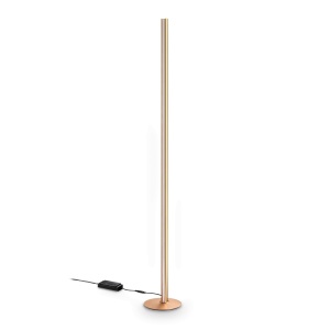Lampadare, Lampadar LED Dorica 50W, 6000lm, lumina calda (3000 K), dimabil, cupru, Ideal Lux - savelectro.ro