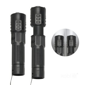 Lanterna LED X-MPR 3, lumina rece(6000 K), focalizare, afisaj, acumulator, neagra, Kobi [3]- savelectro.ro