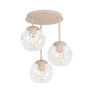 Lustre, Lustra Aera, 3xE27, IP20, bej, Klausen - savelectro.ro
