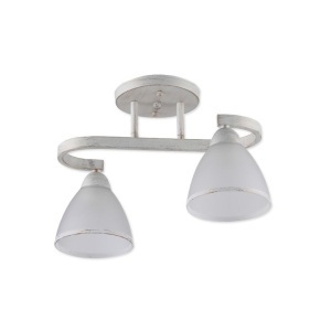 Lustre, Lustra Anda, 2xE27, IP20, auriu periat+alba, Klausen - savelectro.ro
