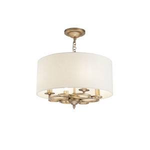 Lustre, Lustra Anna H007PL-04G, 4xE14, crem+alba, IP20, Maytoni - savelectro.ro