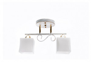 Lustre, Lustra Bold LY-3107, 2xE27, alba, IP20, Klausen - savelectro.ro