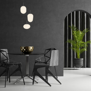Lustra BR-BV01-00106, 3xE14, neagra+alba, IP20, Braytron [2]- savelectro.ro