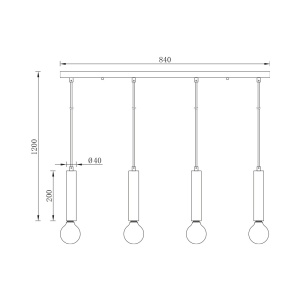 Lustra BR-BV04-00053, 4xE27, aurie, IP20, Braytron [4]- savelectro.ro
