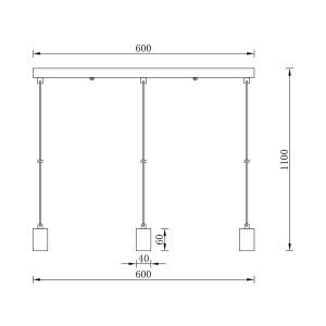 Lustra BR-BV04-00062, 3xE27, neagra, IP20, Braytron [4]- savelectro.ro