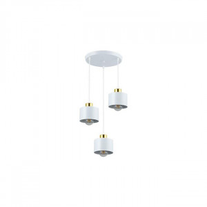 Lustre, Lustra Elza, 3xE27, alb+auriu - savelectro.ro