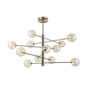 Lustre, Lustra Equinoxe 12xG4, Ø1281mm, IP20, ambra, Ideal Lux - savelectro.ro