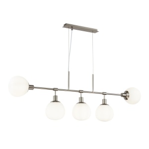Lustra Erich MOD221-PL-05-N, 5xE14, alba+nichel, IP20, Maytoni [2]- savelectro.ro