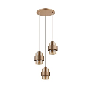 Lustre, Lustra Glamy SP3, 3xE27, aurie, Klausen - savelectro.ro