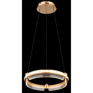 Lustra LED Blondie 36W, 2000 lm, lumina calda/neutra/rece, cristale, Ø40 cm, telecomanda, dimabila, aurie, Globo Lighting [7]- savelectro.ro