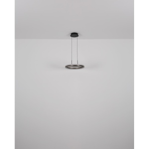 Lustra LED Della 60W, 2650 lm, lumina calda/neutra/rece, 101 cm, IP20, gri inchis, Globo Lighting [4]- savelectro.ro