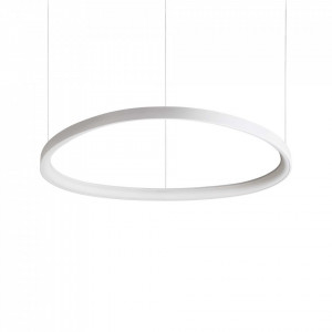 Lustre LED, Lustra LED Gemini 247274, 60W, 6200lm, lumina calda, IP20, alba, Ideal Lux - savelectro.ro
