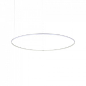 Lustre LED, Lustra LED Hulahoop 258751, 50W, 5000lm, lumina calda, IP20, alba, Ideal Lux - savelectro.ro