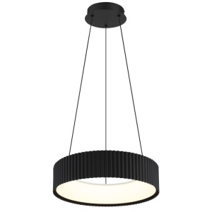 Lustre LED, Lustra LED Kemp 45W, 1600 lm, lumina calda/neutra/rece, IP20, negru mat, Globo Lighting - savelectro.ro