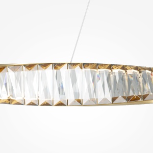 Lustra LED Krone P097PL-L28BS3K, 27W, 1900lm, lumina calda, IP20, aurie+transparenta, Maytoni [2]- savelectro.ro