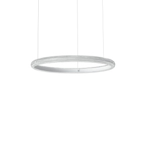Corpuri de iluminat, Lustra LED Miracle D60, 37W, 4900lm, lumina calda (3000 K), alba, IP20, Ideal Lux - savelectro.ro