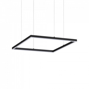Lustra LED Oracle 259161, patrata, 33W, 3080lm, lumina calda, IP20, neagra, Ideal Lux [1]- savelectro.ro