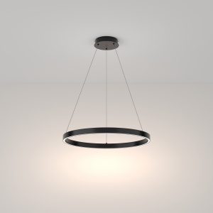 Lustra LED Rim MOD058PL-L32B4K, 37W, 1300lm, lumina neutra, IP20, neagra, Maytoni [1]- savelectro.ro
