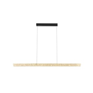 Lustre LED, Lustra LED Sparkle, 12W, 1300 lm, lumina calda/neutra/rece, IP20, transparenta+neagra, Klausen - savelectro.ro
