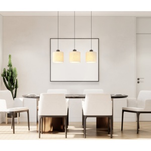 Lustra LED Thea 24W, lumina calda (2700 K), 1150lm, neagra, Globo Lighting [4]- savelectro.ro