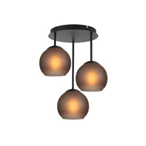 Corpuri de iluminat, Lustra Lovely PL3, 3xE27, neagra, Klausen - savelectro.ro