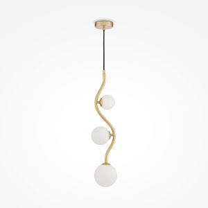 Lustra Uva MOD059PL-03G, 3xG9, aurie+alba, IP20, Maytoni [1]- savelectro.ro
