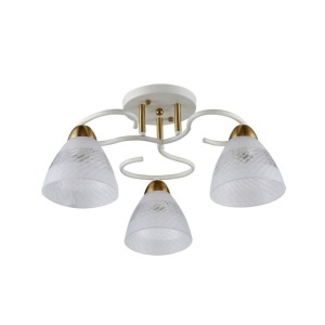 Lustre, Lustra Velora, 3xE27, IP20, alba, Klausen - savelectro.ro