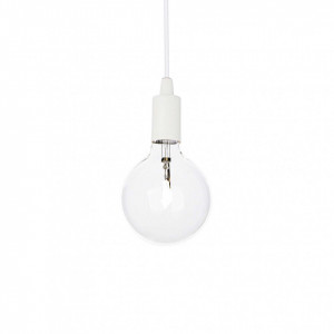 Pendul Edison 113302, 1xE27, alb, IP20, Ideal Lux