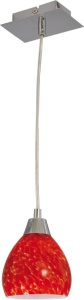 Pendule, Pendul Elipse KL7755, 1xE14, metal si sticla, design modern, IP20 - savelectro.ro