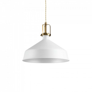 Corpuri de iluminat, Pendul Eris 238135, 1xE27, alb, IP20, Ideal Lux - savelectro.ro