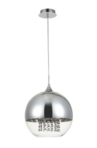 Pendul Fermi P140-PL-170-1-N, 1xE27, nichel+transparent, IP20, Maytoni [5]- savelectro.ro