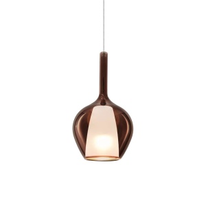 Pendule, Pendul Kalique-1 1xE27, Ø180mm, IP20, cupru, Ideal Lux - savelectro.ro
