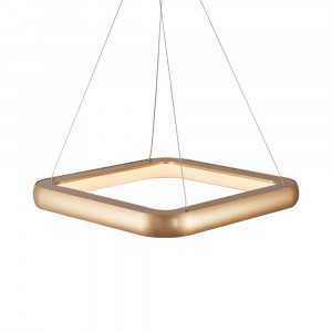 Pendul LED Bella patrat, 46W, 5200 lm, temperatura de culoare ajustabila(3000-6500K), auriu, Braytron [3]- savelectro.ro