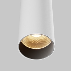 Pendul LED Focus P072PL-L12W3K-1, 12W, 1000lm, lumina calda, IP20, alb, Maytoni [2]- savelectro.ro