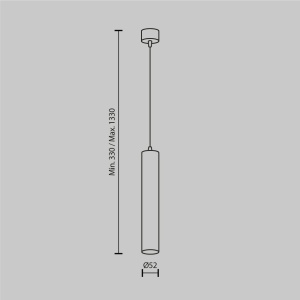 Pendul LED Focus P072PL-L12W4K-1, 12W, 1050lm, lumina neutra, IP20, alb, Maytoni [4]- savelectro.ro