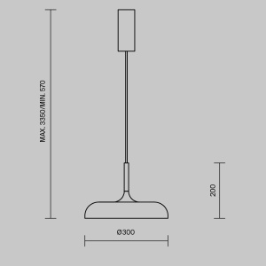 Pendul LED Gerhard MOD189PL-L12W3K1, 19W, 1000lm, lumina calda, IP20, alb, Maytoni [4]- savelectro.ro
